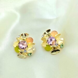 Classic gems earrings